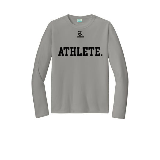 ATHLETE (Black) - Long Sleeve Performance Tee
