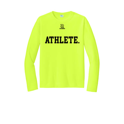 ATHLETE (Black) - Long Sleeve Performance Tee
