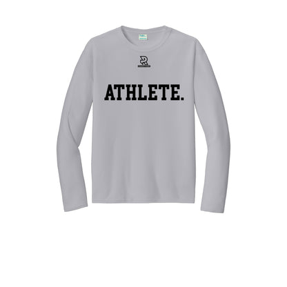 ATHLETE (Black) - Long Sleeve Performance Tee