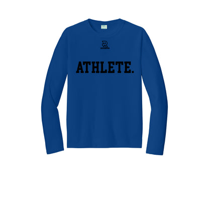 ATHLETE (Black) - Long Sleeve Performance Tee