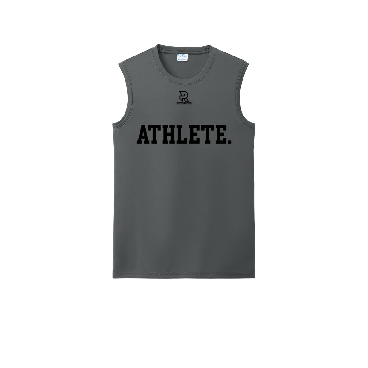 ATHLETE (Black) - Sleeveless Performance Tee