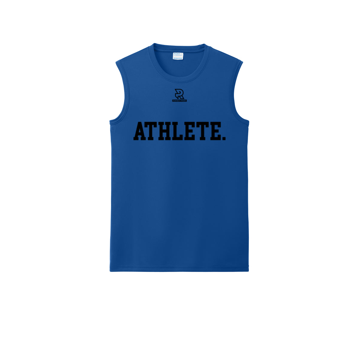 ATHLETE (Black) - Sleeveless Performance Tee