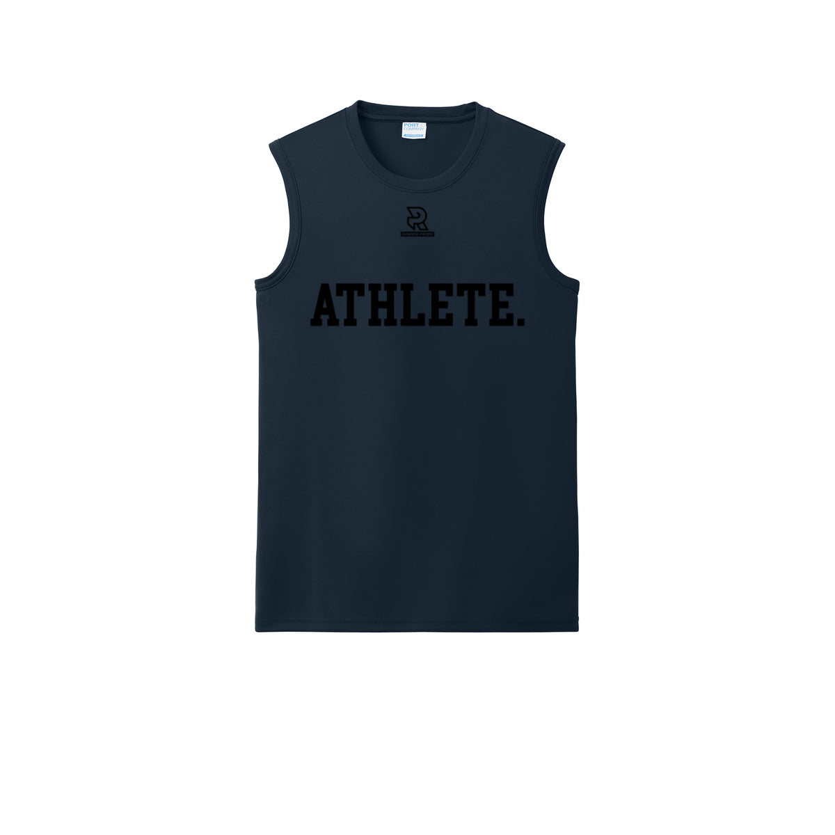 ATHLETE (Black) - Sleeveless Performance Tee