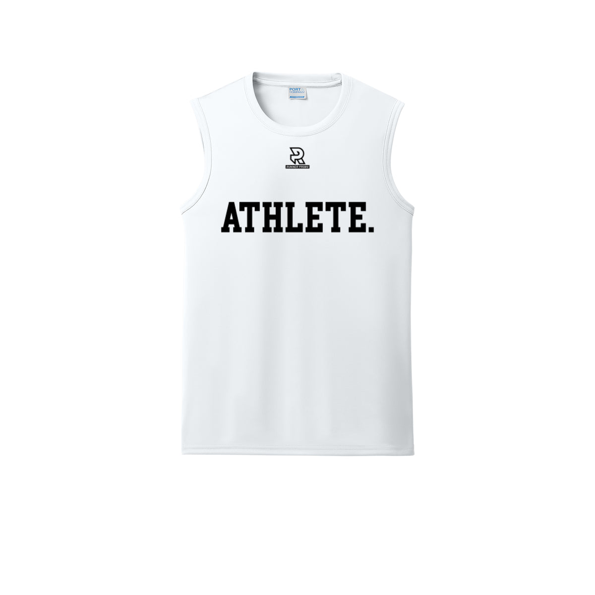 ATHLETE (Black) - Sleeveless Performance Tee