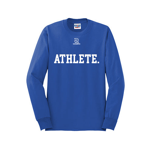 ATHLETE (White) - Long Sleeve 50/50 Tee