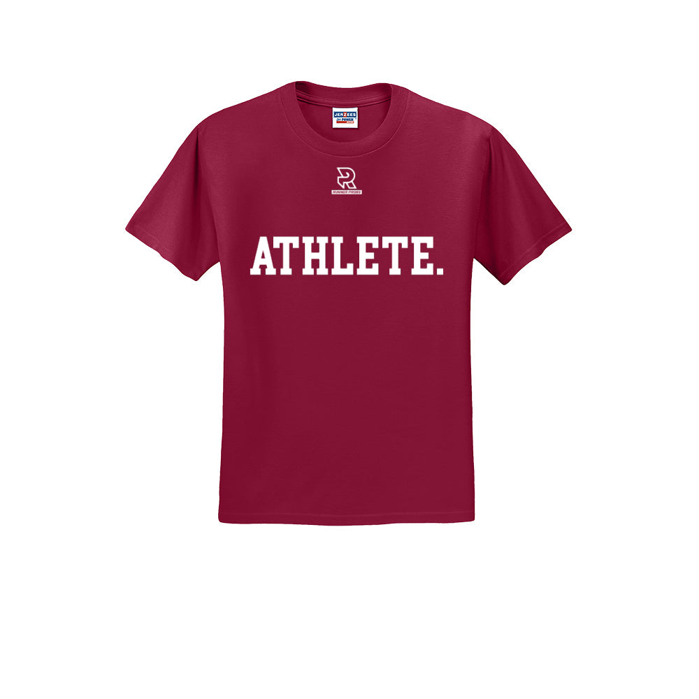 ATHLETE (White) - Short Sleeve 50/50 Tee