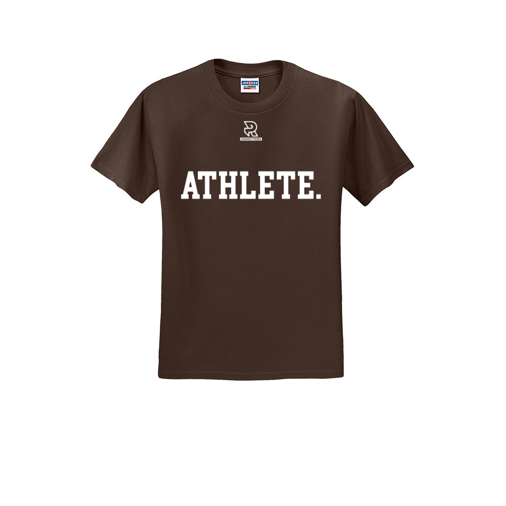 ATHLETE (White) - Short Sleeve 50/50 Tee