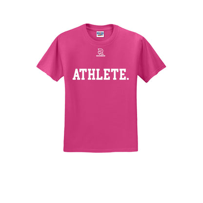 ATHLETE (White) - Short Sleeve 50/50 Tee