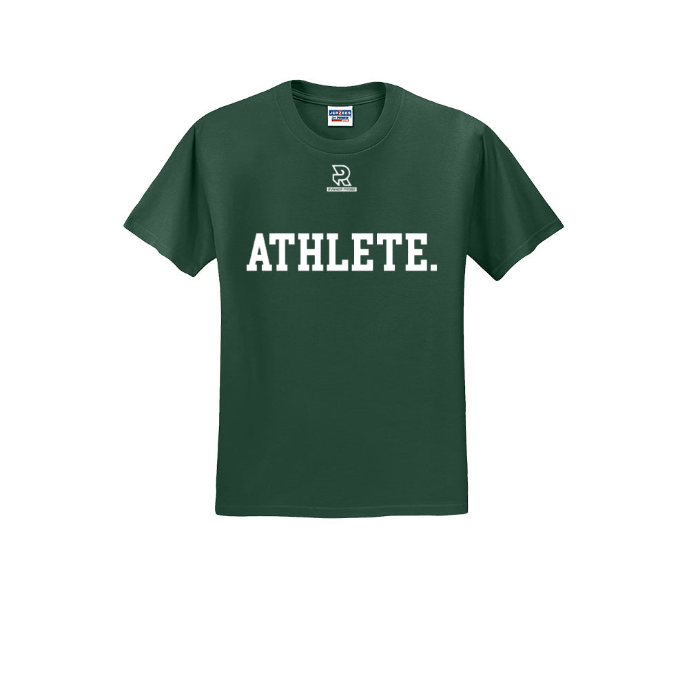 ATHLETE (White) - Short Sleeve 50/50 Tee