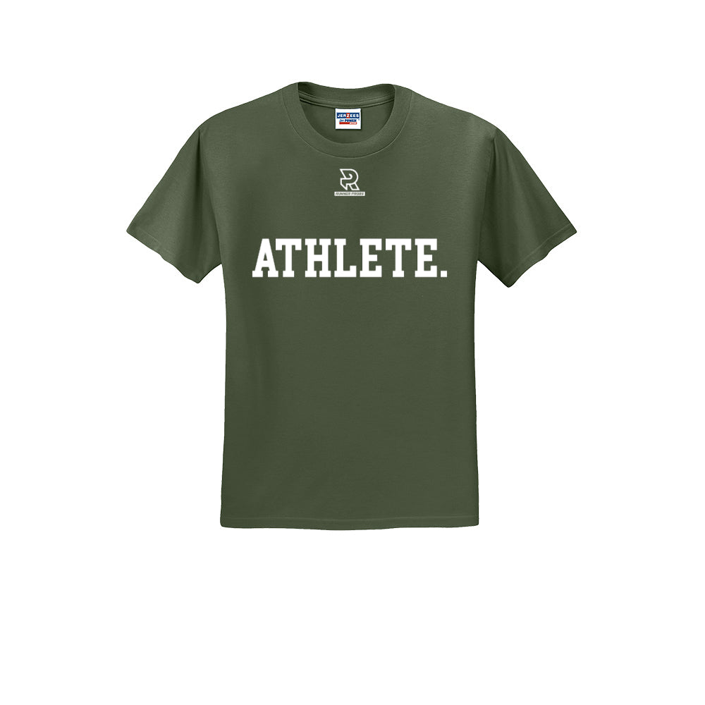 ATHLETE (White) - Short Sleeve 50/50 Tee