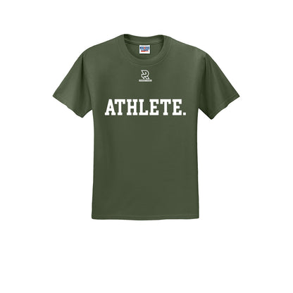 ATHLETE (White) - Short Sleeve 50/50 Tee