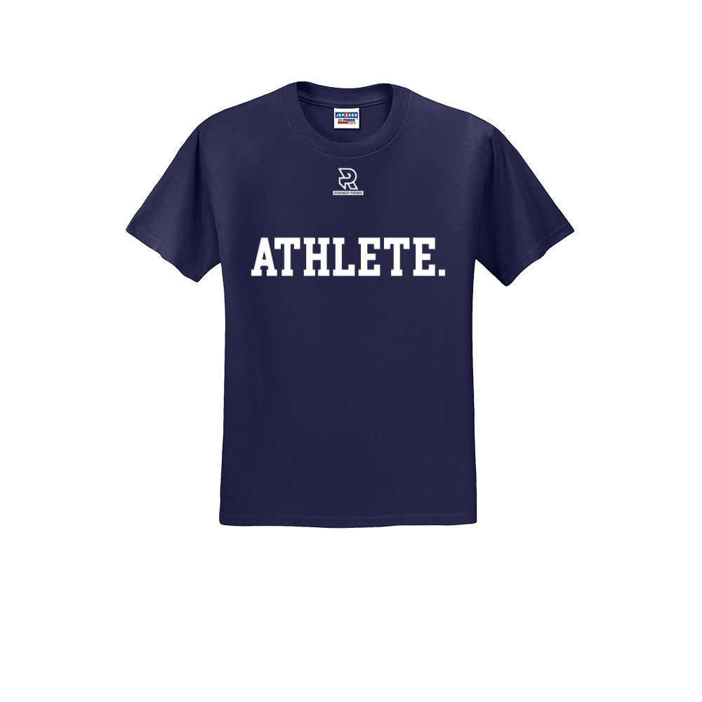 ATHLETE (White) - Short Sleeve 50/50 Tee