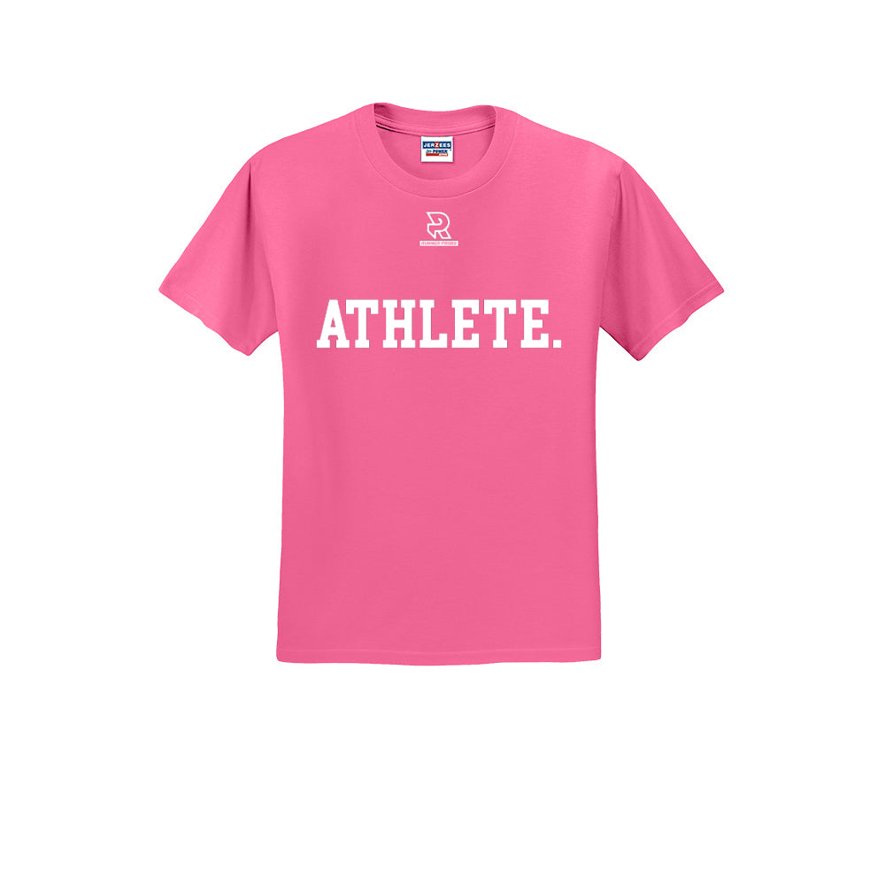 ATHLETE (White) - Short Sleeve 50/50 Tee