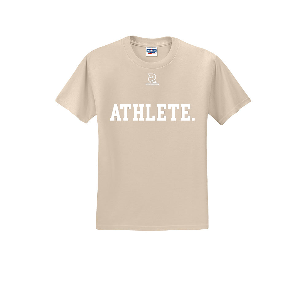 ATHLETE (White) - Short Sleeve 50/50 Tee