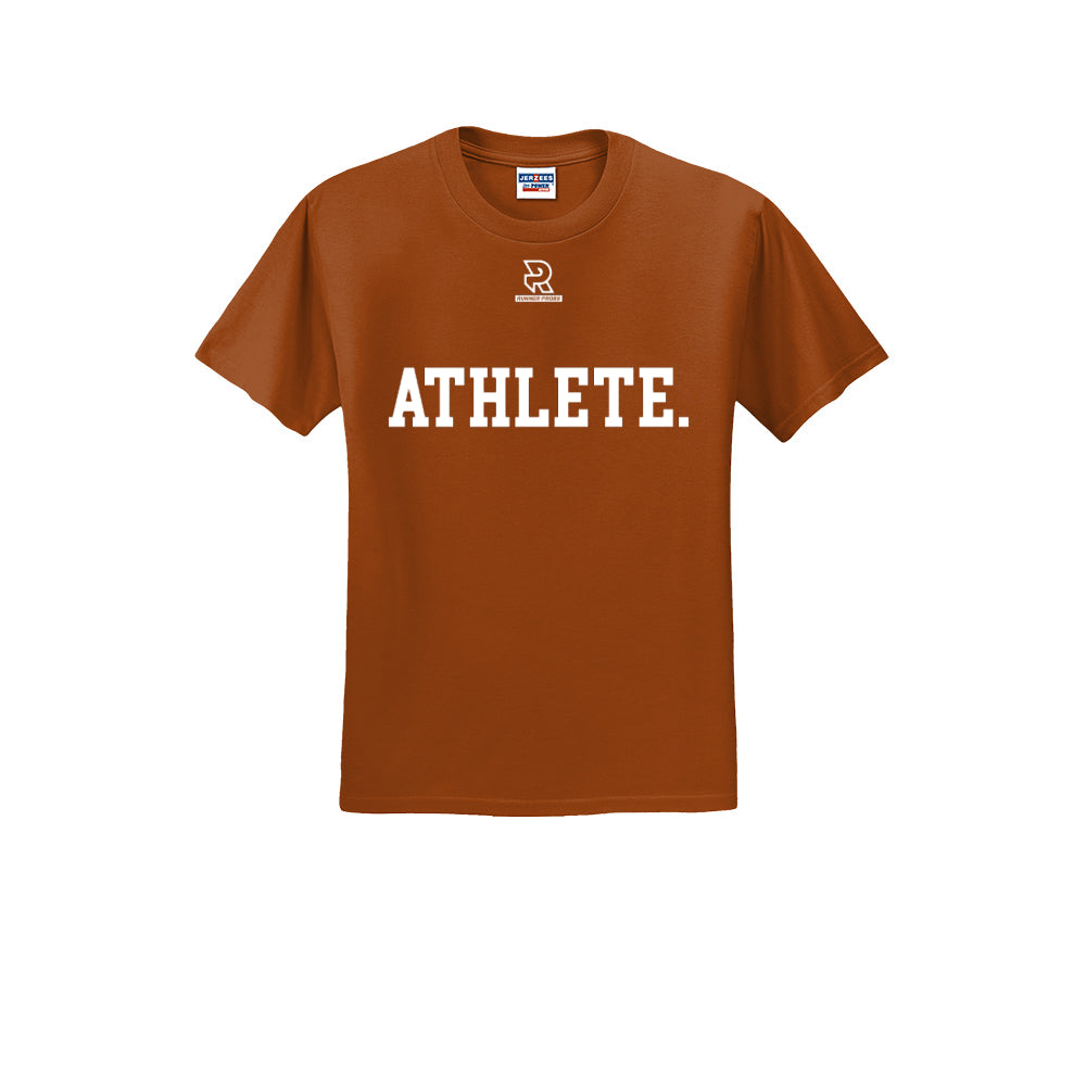 ATHLETE (White) - Short Sleeve 50/50 Tee