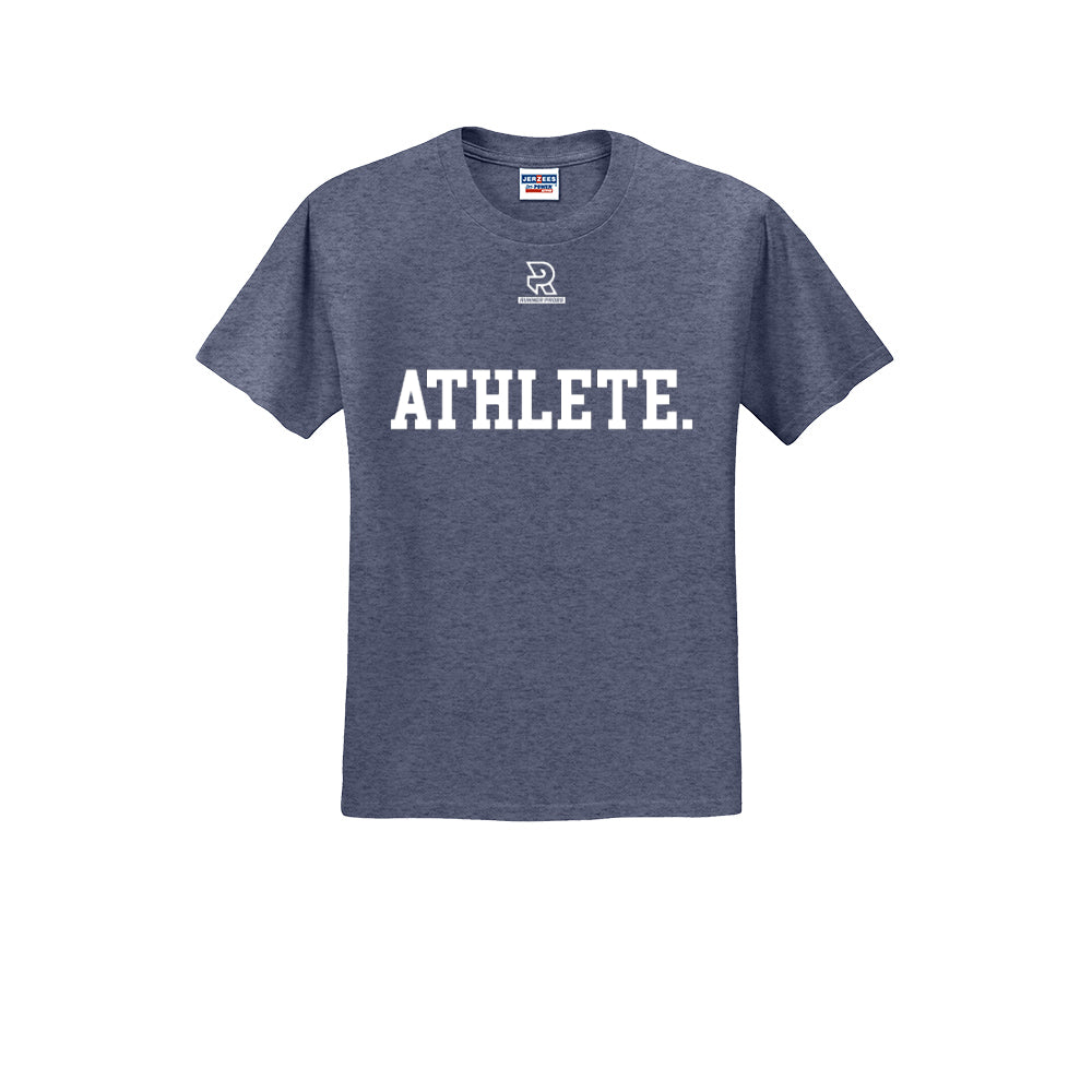 ATHLETE (White) - Short Sleeve 50/50 Tee