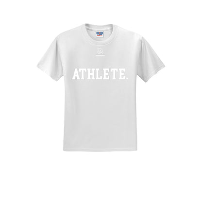 ATHLETE (White) - Short Sleeve 50/50 Tee