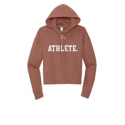 ATHLETE (White) - Womens Fleece Hoodie