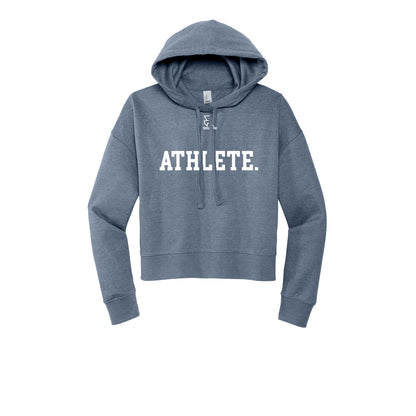 ATHLETE (White) - Womens Fleece Hoodie