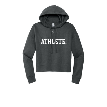 ATHLETE (White) - Womens Fleece Hoodie