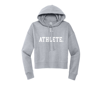 ATHLETE (White) - Womens Fleece Hoodie