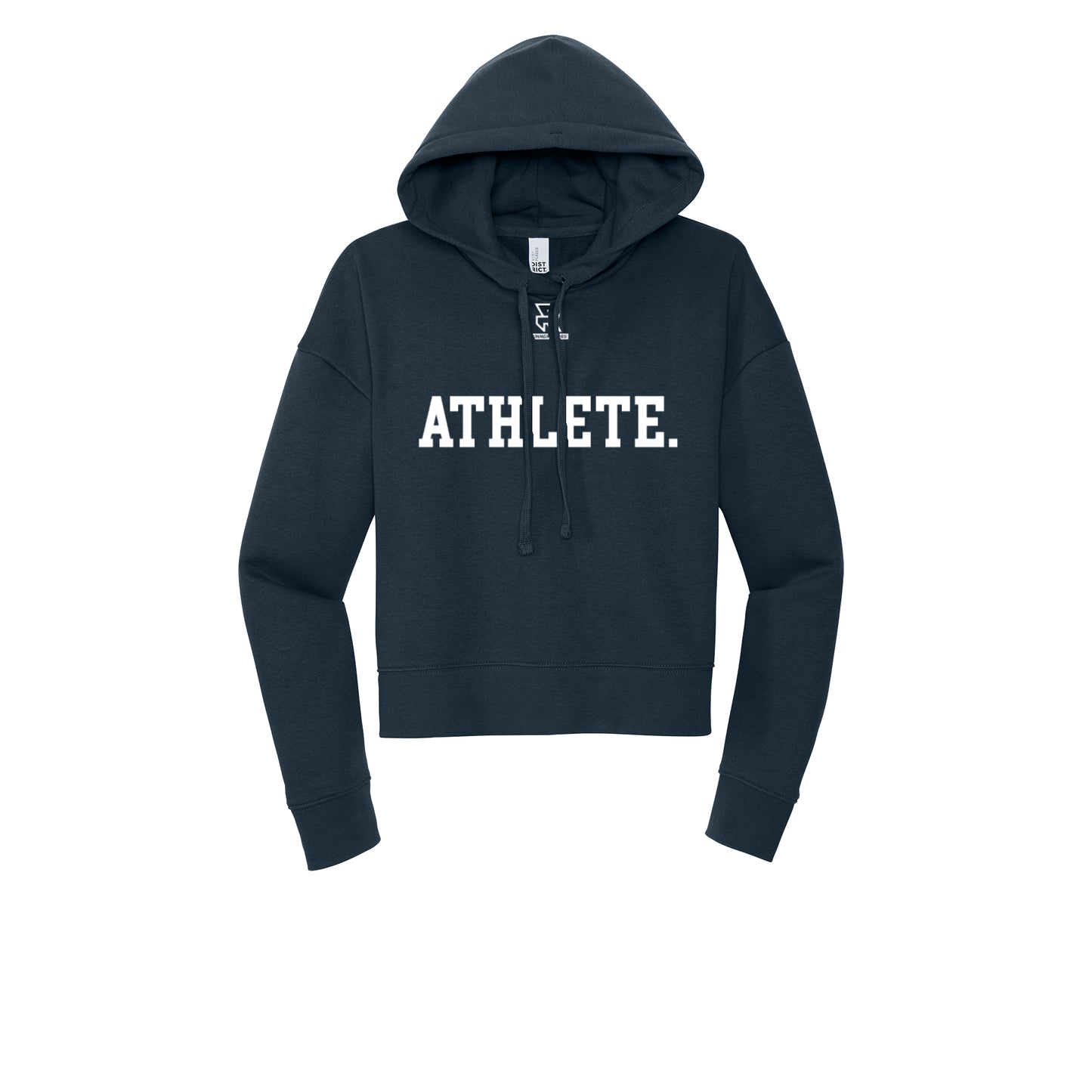 ATHLETE (White) - Womens Fleece Hoodie