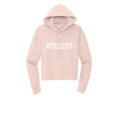 ATHLETE (White) - Womens Fleece Hoodie
