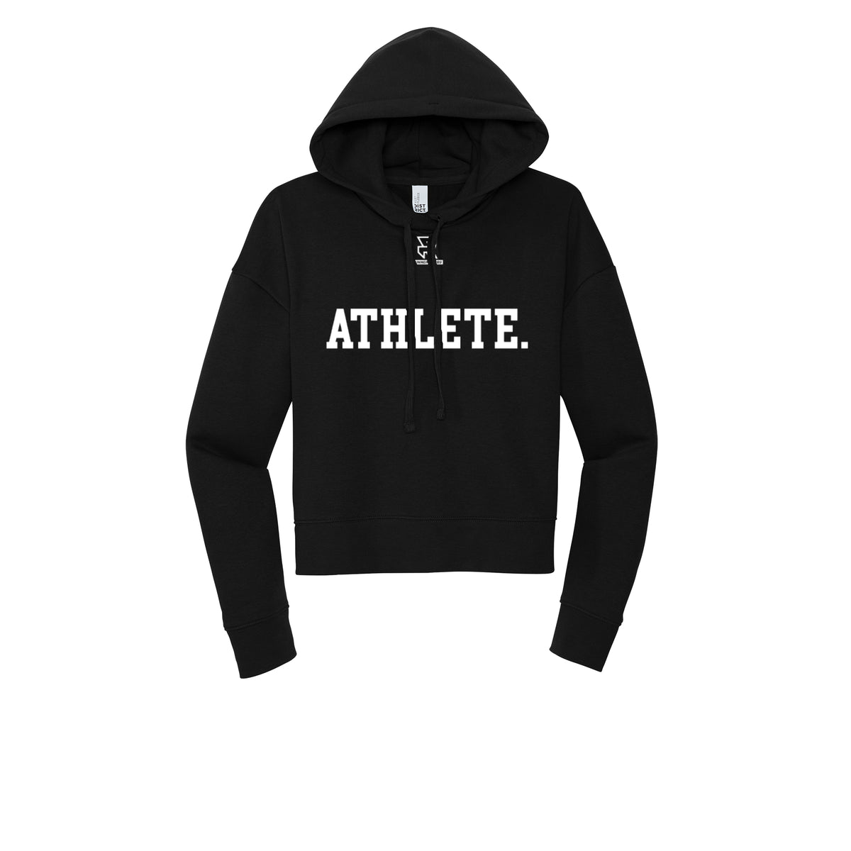 ATHLETE (White) - Womens Fleece Hoodie