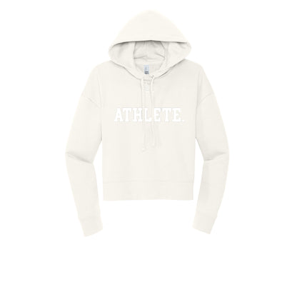ATHLETE (White) - Womens Fleece Hoodie