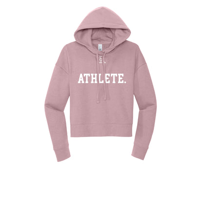 ATHLETE (White) - Womens Fleece Hoodie