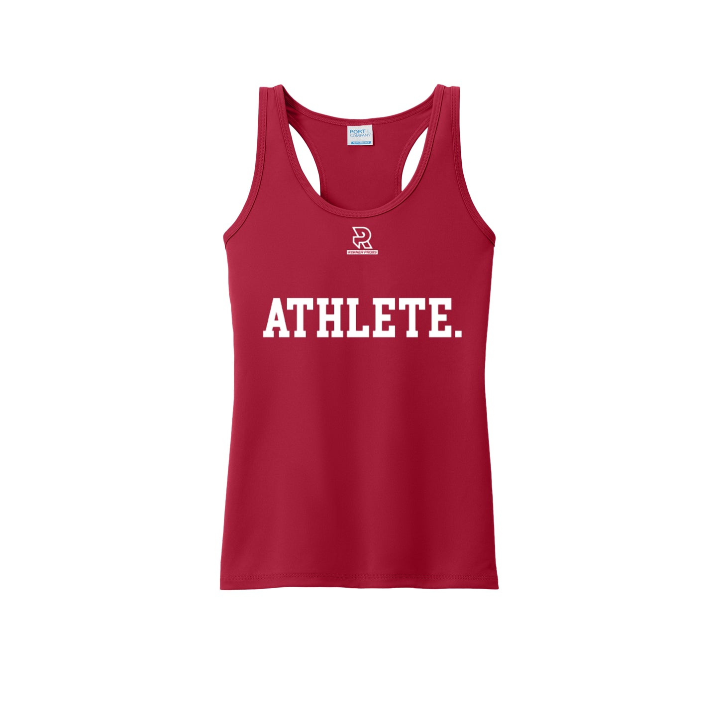 ATHLETE (White) - Womens Performance Tank