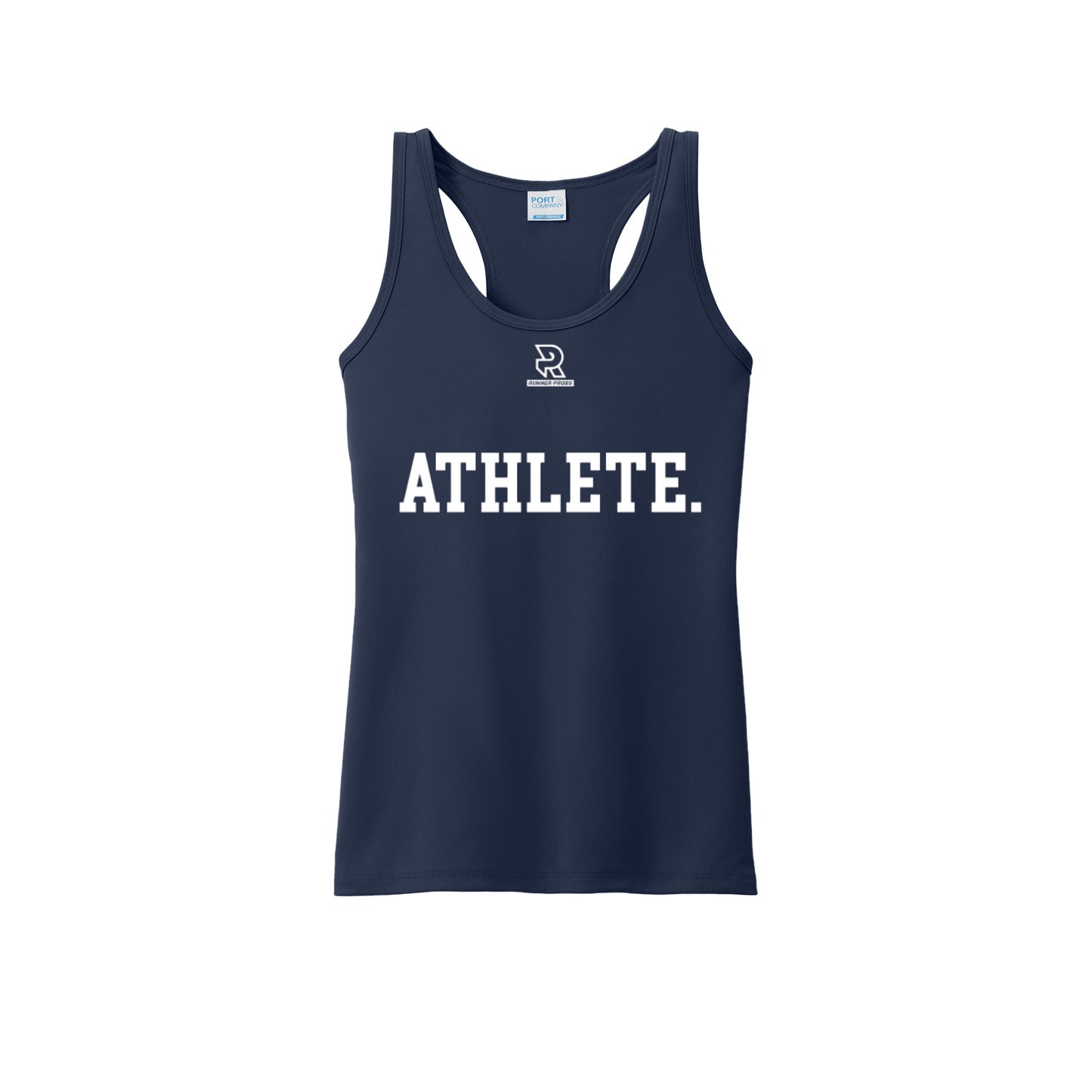 ATHLETE (White) - Womens Performance Tank