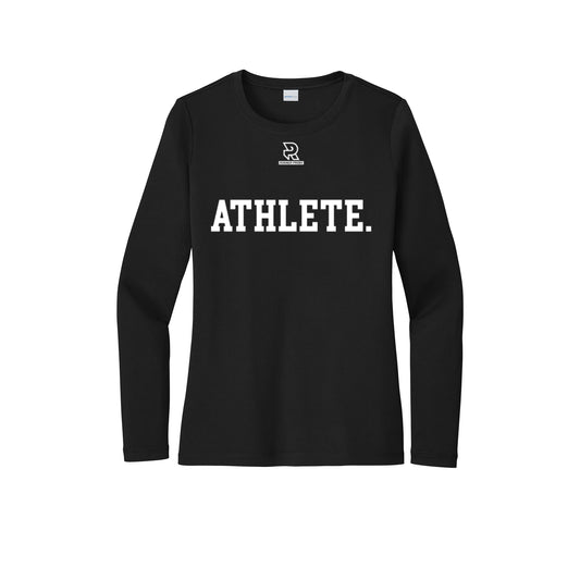 ATHLETE (White) - Womens Pro Long Sleeve Performance Tee