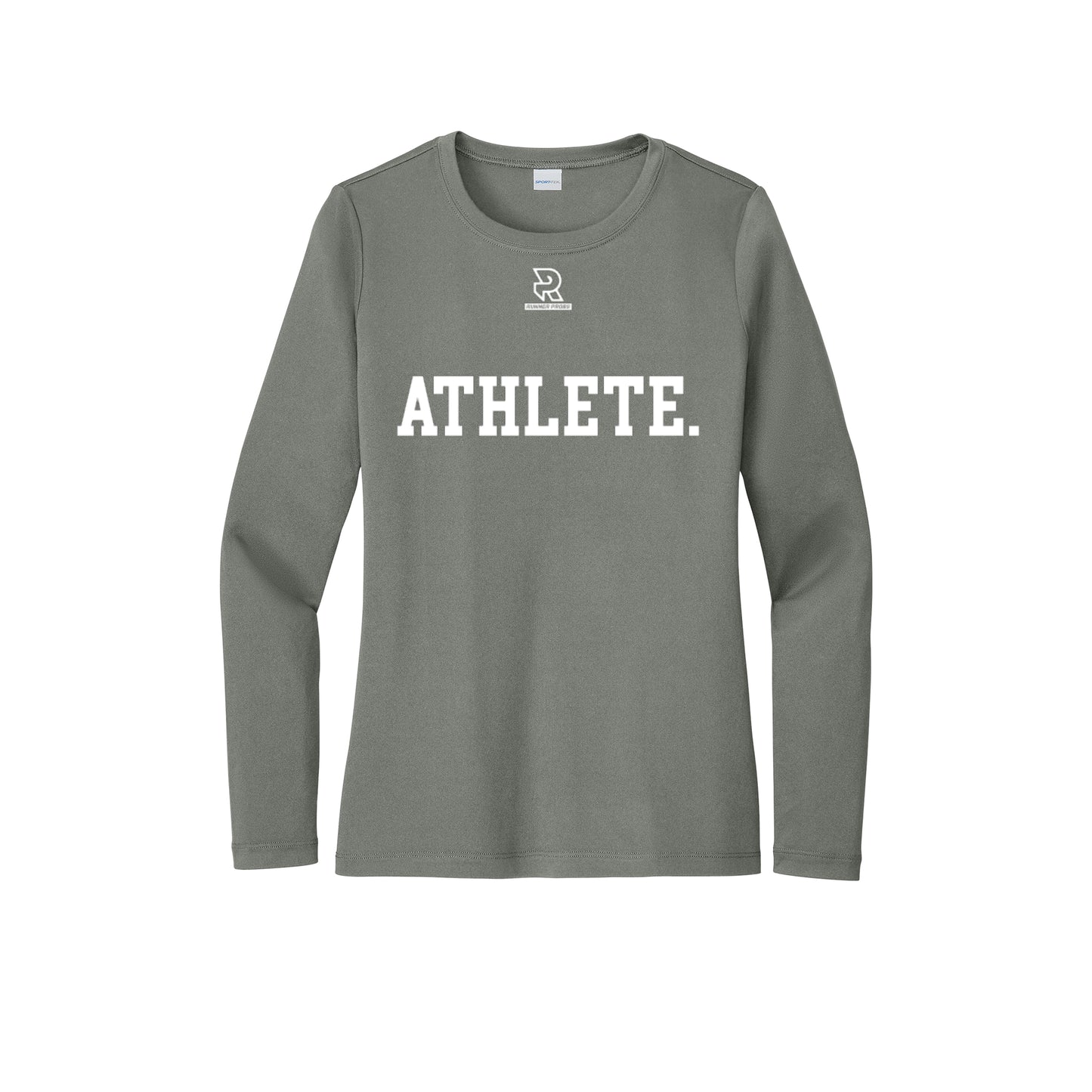 ATHLETE (White) - Womens Pro Long Sleeve Performance Tee