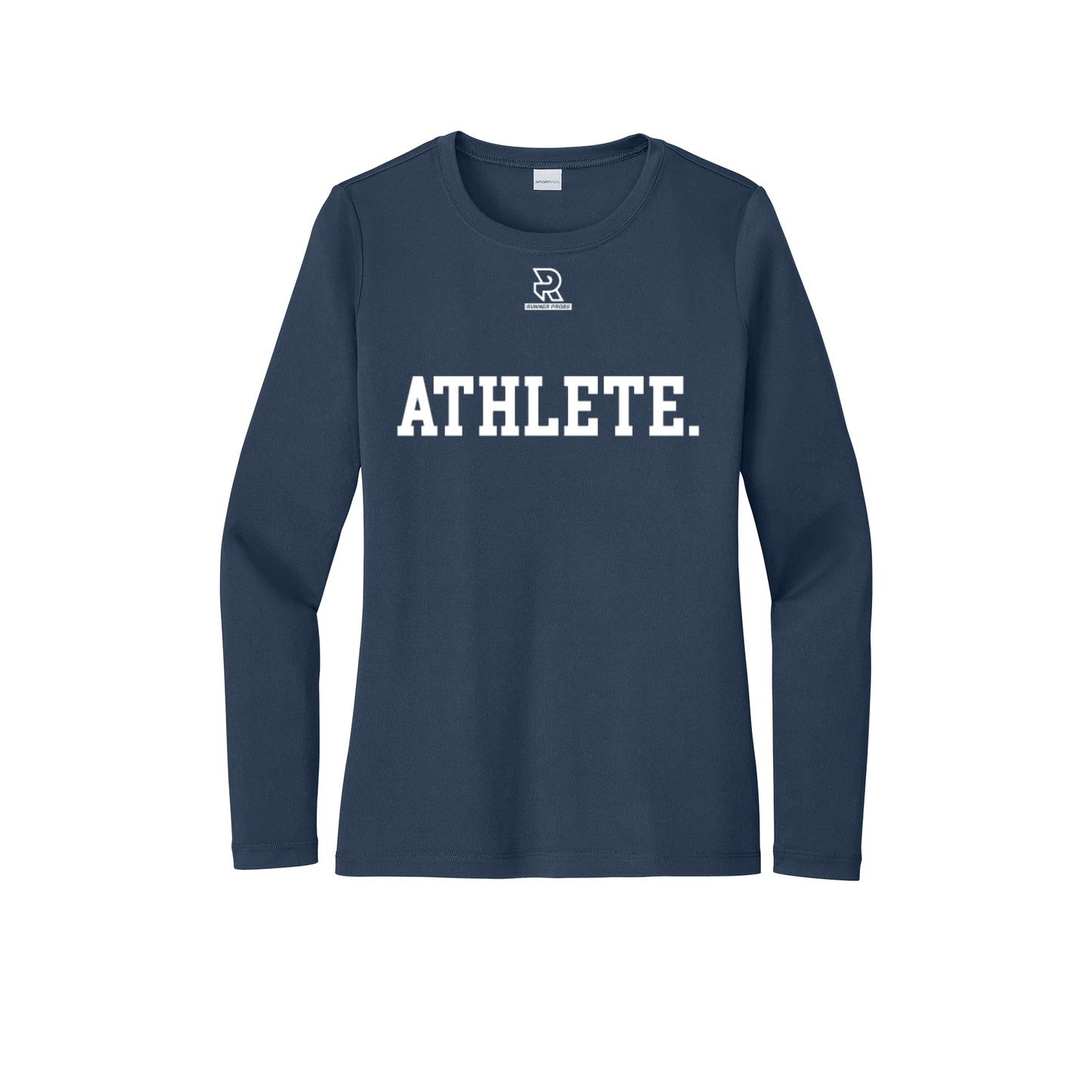 ATHLETE (White) - Womens Pro Long Sleeve Performance Tee
