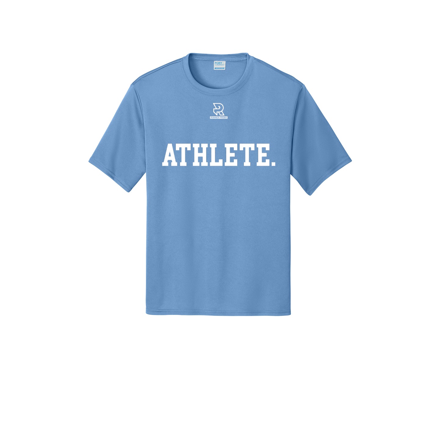 ATHLETE (White) - Short Sleeve Performance Tee