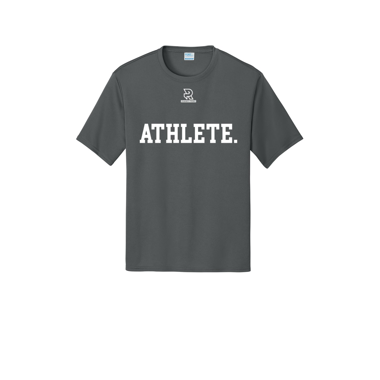 ATHLETE (White) - Short Sleeve Performance Tee