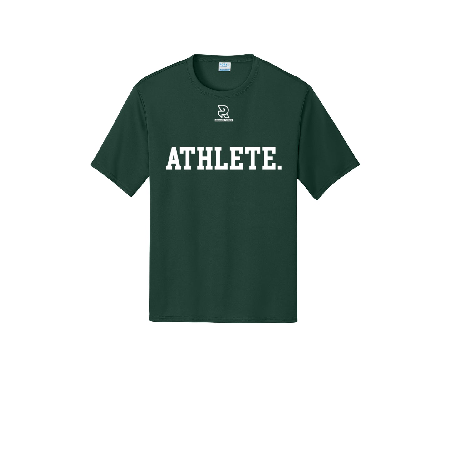 ATHLETE (White) - Short Sleeve Performance Tee