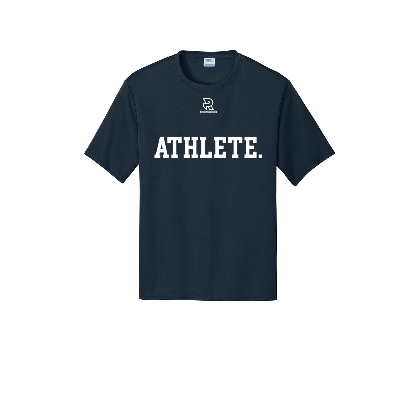 ATHLETE (White) - Short Sleeve Performance Tee