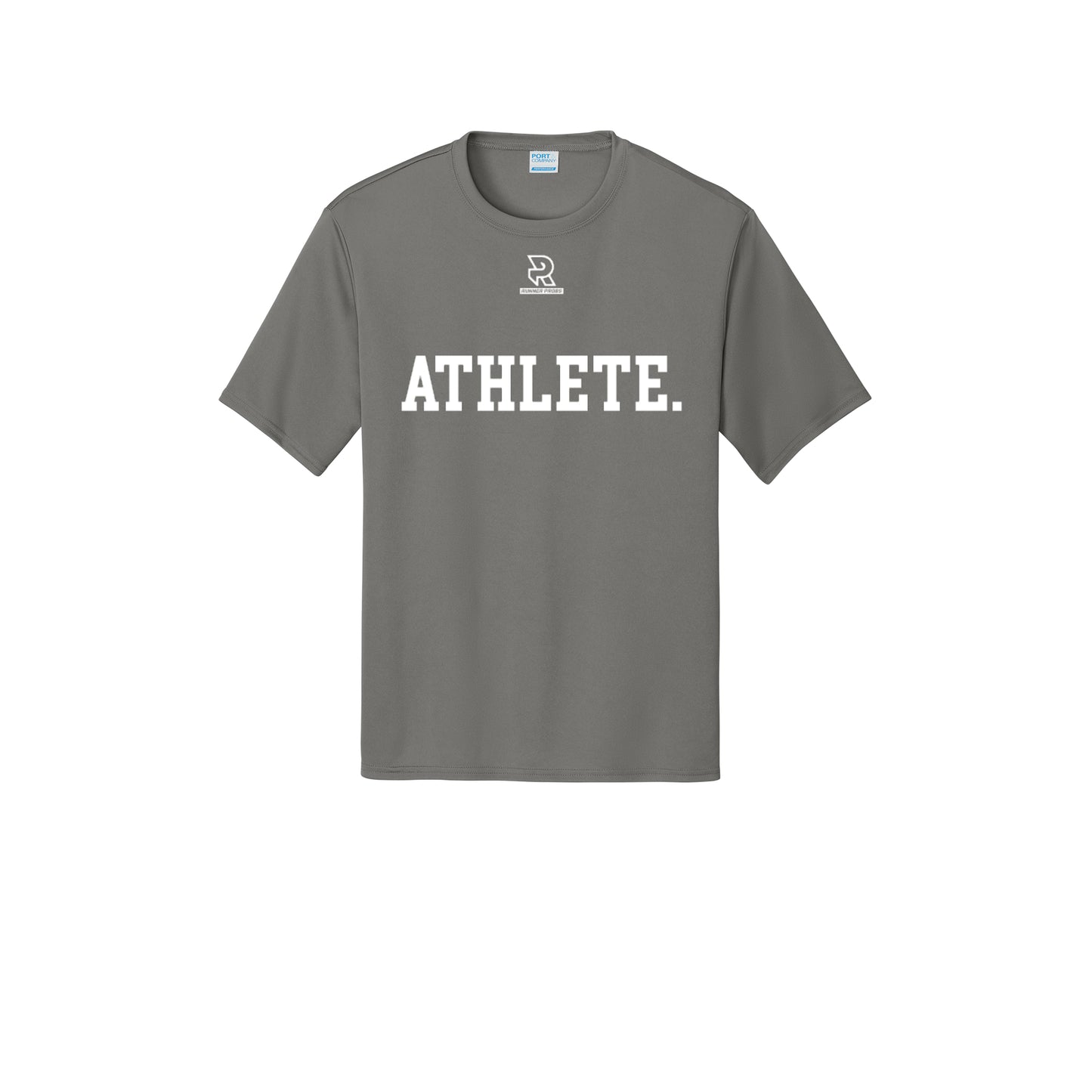 ATHLETE (White) - Short Sleeve Performance Tee