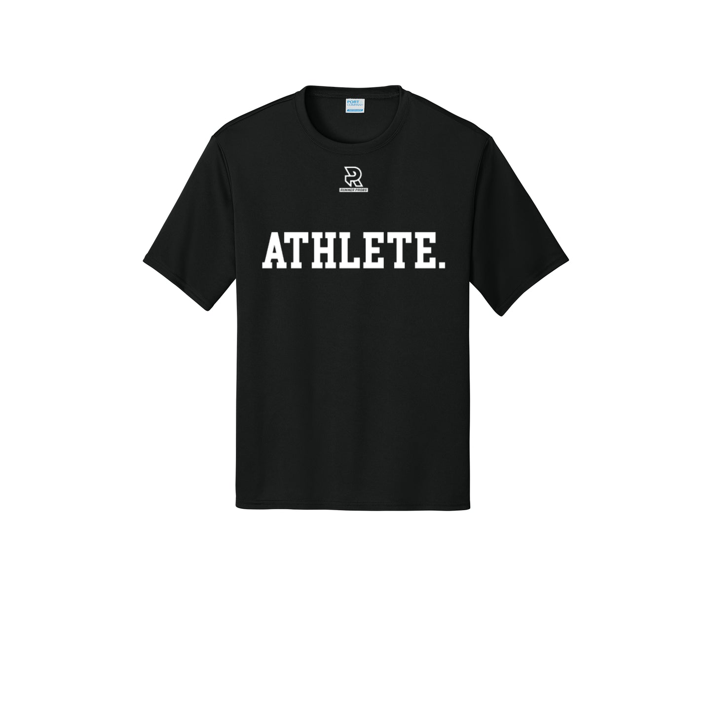 ATHLETE (White) - Short Sleeve Performance Tee