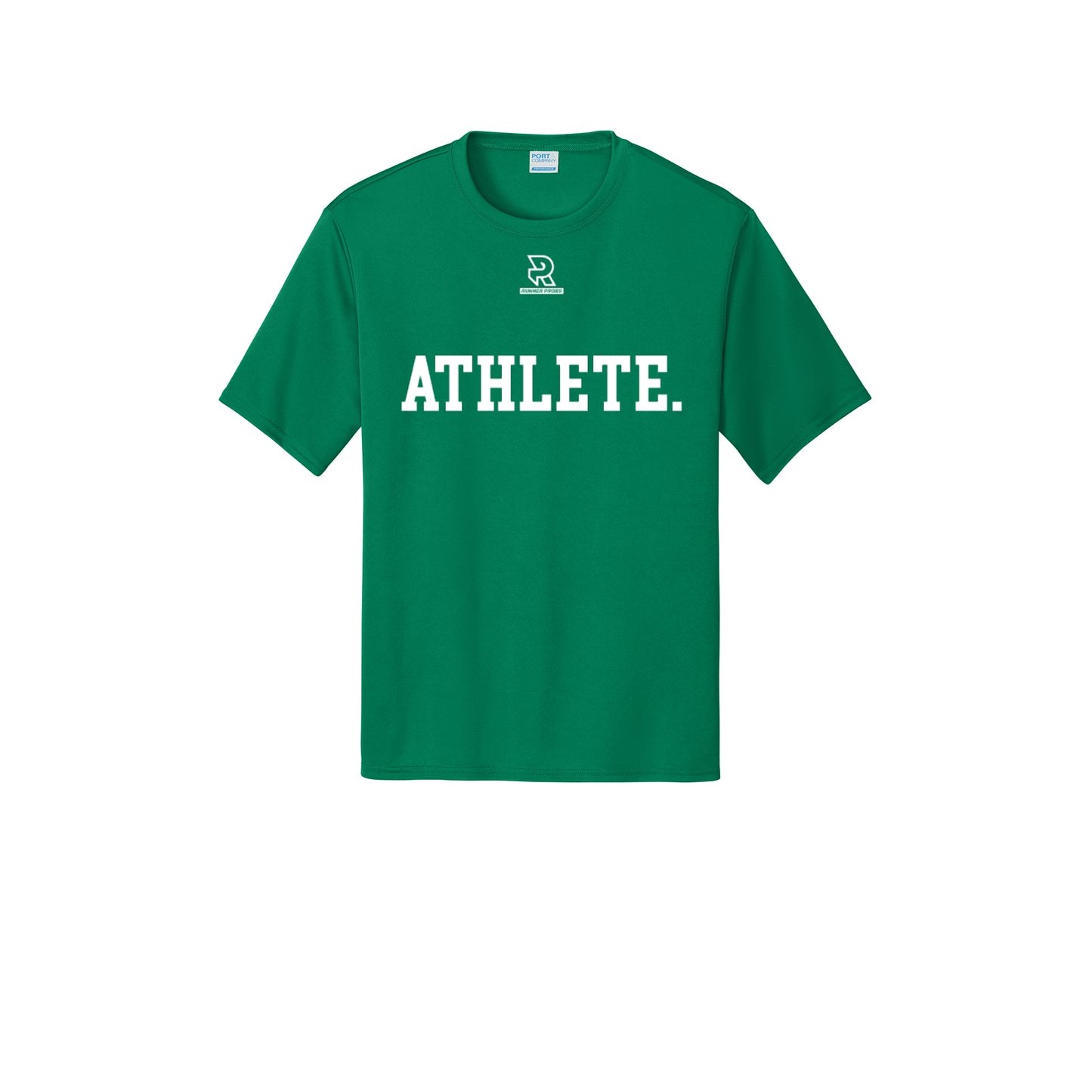 ATHLETE (White) - Short Sleeve Performance Tee