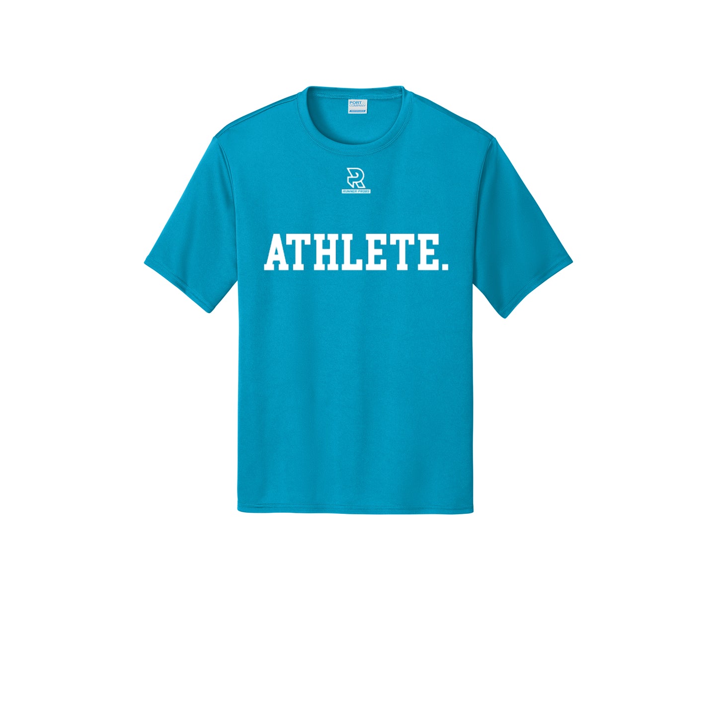 ATHLETE (White) - Short Sleeve Performance Tee