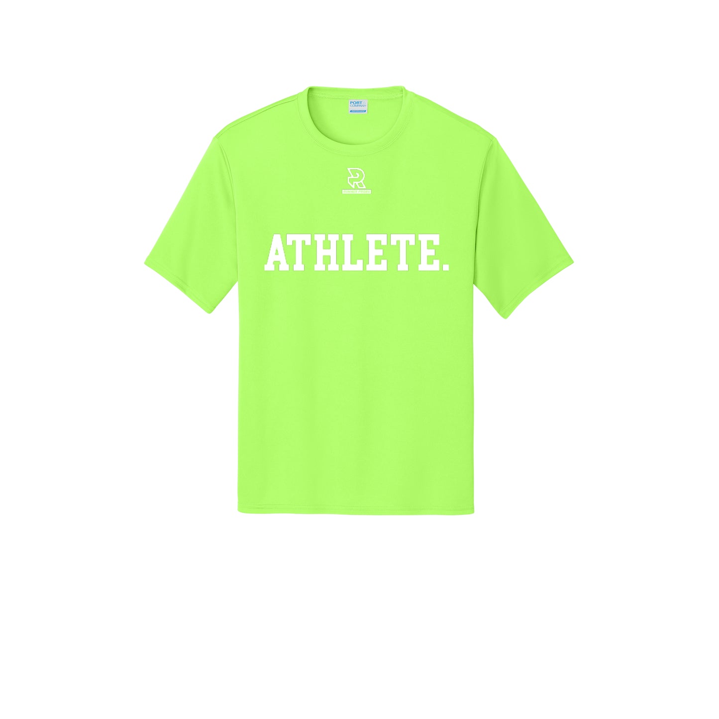 ATHLETE (White) - Short Sleeve Performance Tee