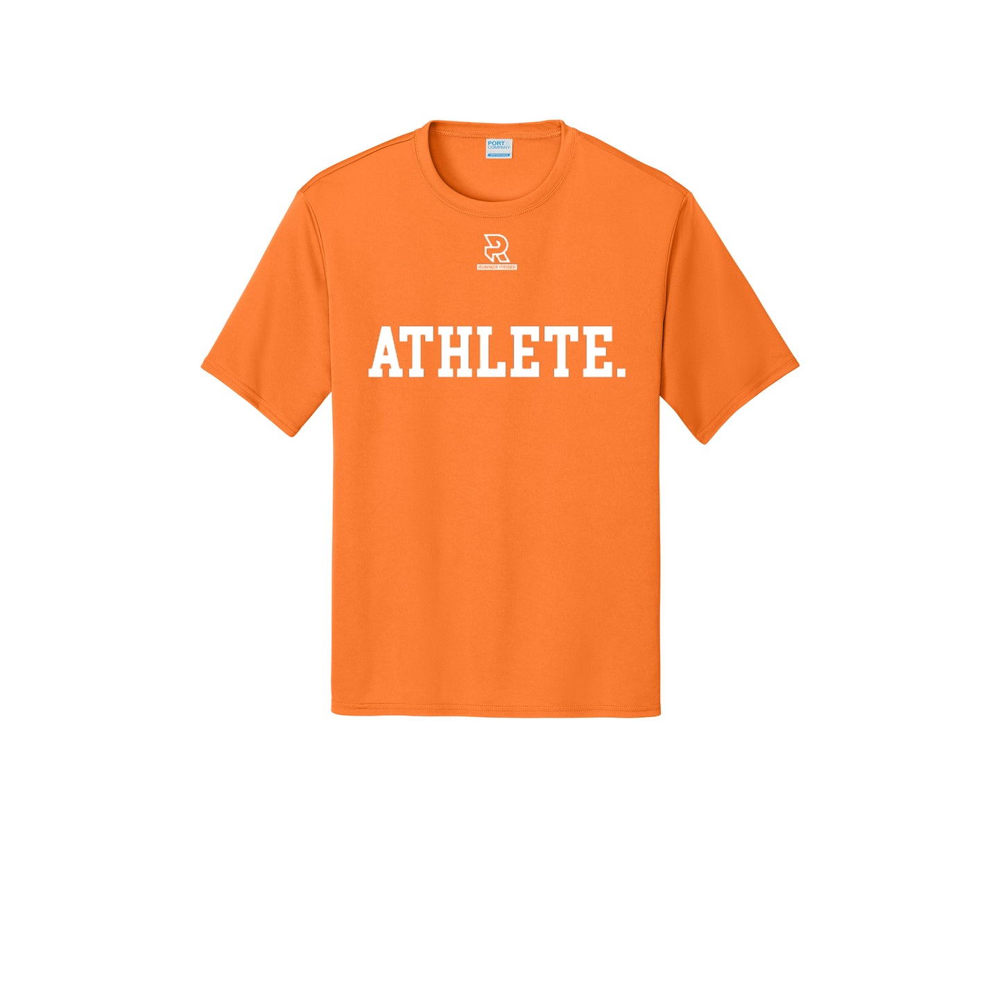 ATHLETE (White) - Short Sleeve Performance Tee