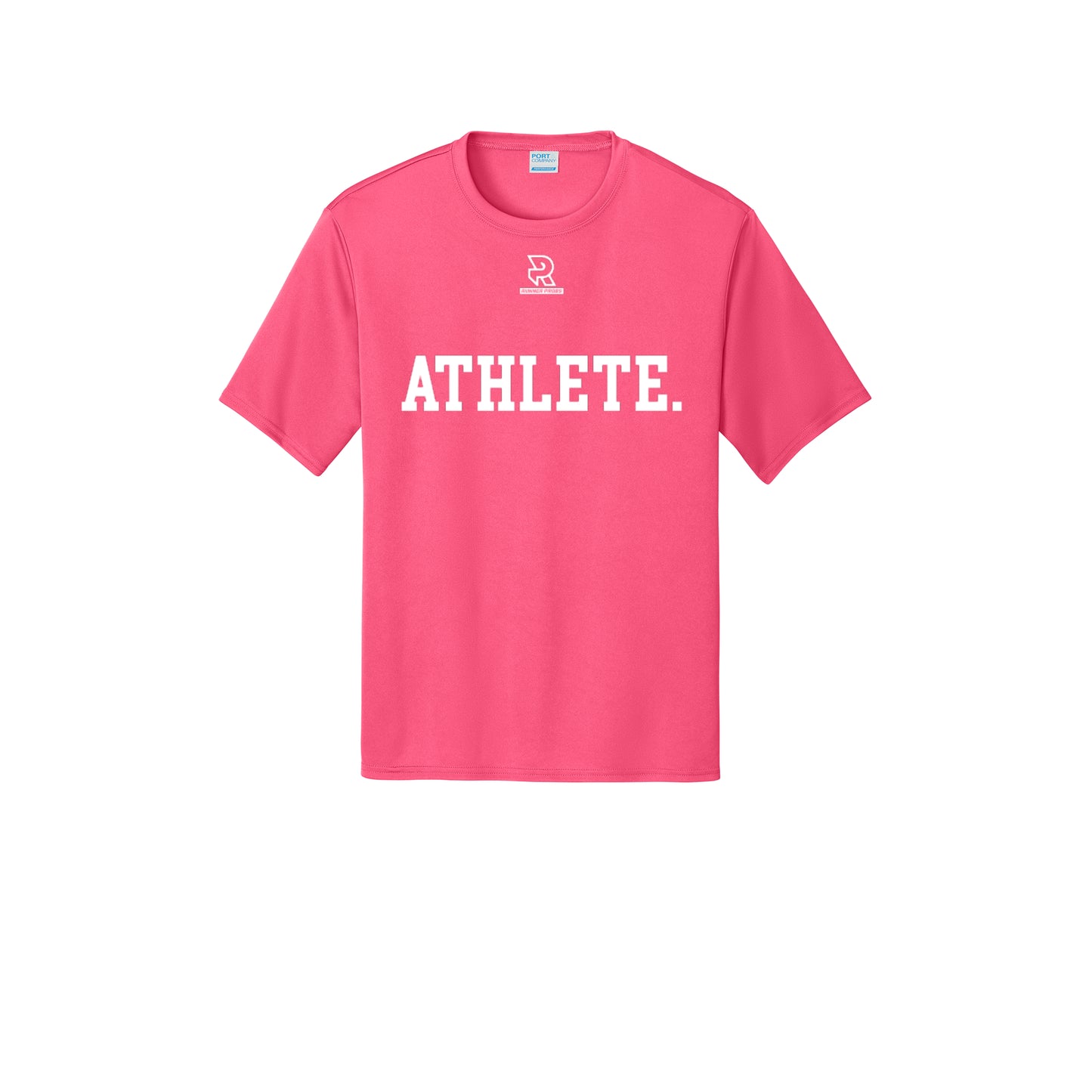 ATHLETE (White) - Short Sleeve Performance Tee