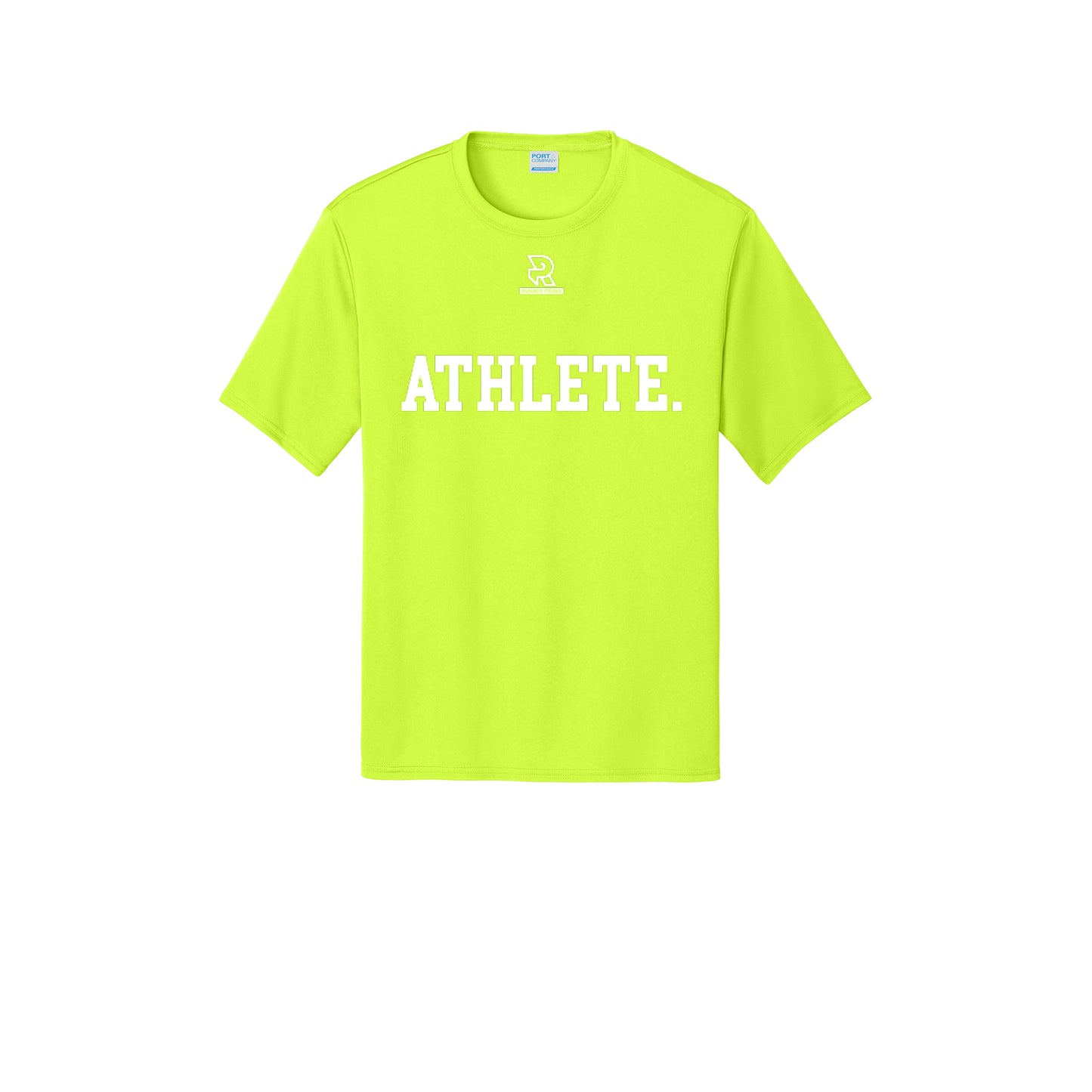 ATHLETE (White) - Short Sleeve Performance Tee