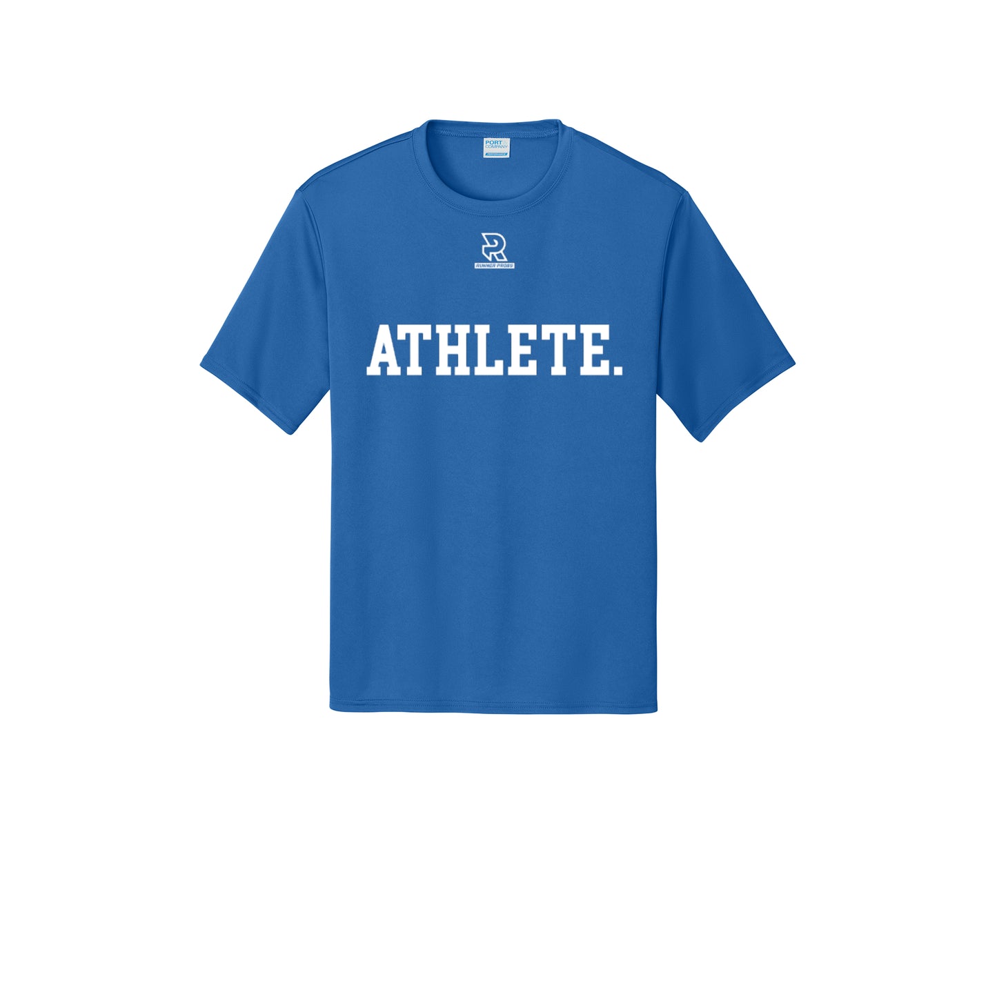 ATHLETE (White) - Short Sleeve Performance Tee