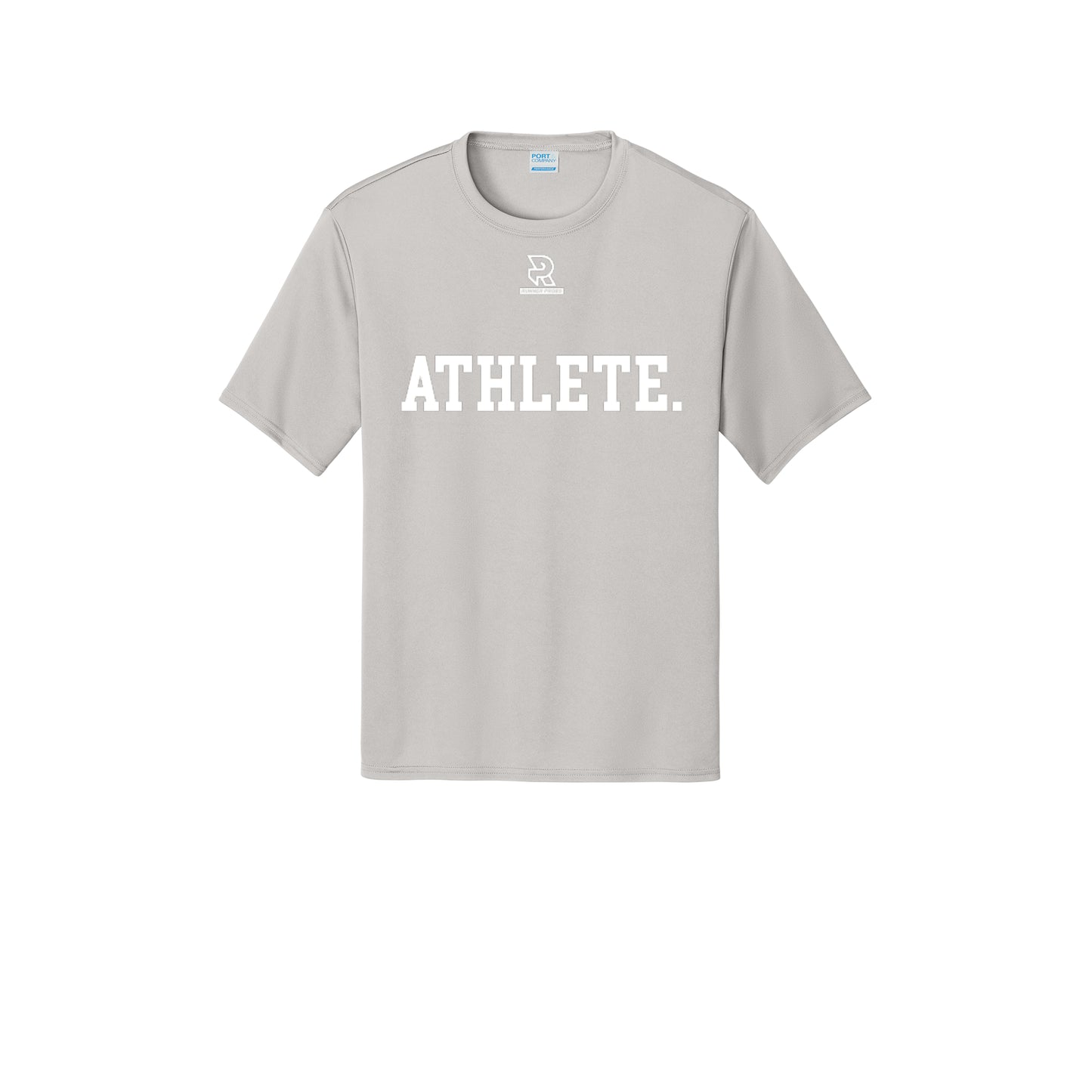 ATHLETE (White) - Short Sleeve Performance Tee