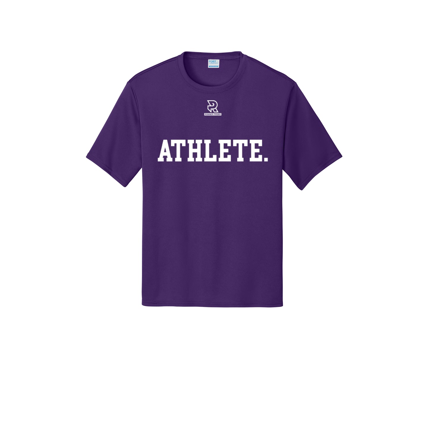 ATHLETE (White) - Short Sleeve Performance Tee